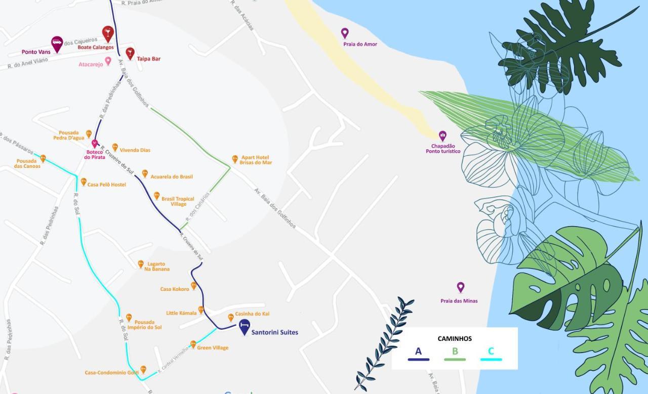 Santorini Suites Pipa Praia de Pipa Kültér fotó